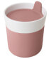 Фото #1 товара Leo Collection Porcelain 8.45-Oz. Travel Mug with Sleeve
