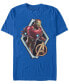 Фото #1 товара Marvel Men's Avengers Endgame Iron Man Diamond Portrait, Short Sleeve T-shirt