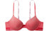 Фото #1 товара Бюстгальтер красный Calvin Klein Logo 3/4 с поддерживающими лямками и ультратонкой подкладкой