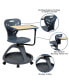 Фото #4 товара Mobile Desk Chair - 360° Tablet Rotation And Storage Cubby