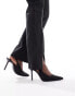 Stradivarius slingback heel in black