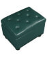 Фото #14 товара 24" Faux Leather 5th Avenue Storage Ottoman