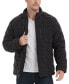 Men's Stretch Seamless Brick Quilted Full-Zip Puffer Jacket