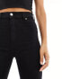 Фото #5 товара Dr Denim Petite Solitaire high waist super skinny jeans in clean black wash