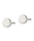 Stainless Steel Polished Circle Earrings