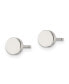 Фото #3 товара Stainless Steel Polished Circle Earrings