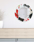 Фото #5 товара Boss Lady Round Beveled Wall Mirror on Free Floating Reverse Printed Tempered Art Glass, 36" x 36" x 0.4"