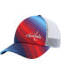 Фото #1 товара Women's Blue, White Washington Capitals Graphic Foam Trucker Snapback Hat