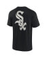 Men's and Women's Black Chicago White Sox Super Soft Short Sleeve T-shirt