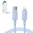 Фото #2 товара Kabel przewód do iPhone USB-C - Lightning 20W 1.2m niebieski