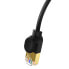 Szybki cienki kabel sieciowy RJ45 cat. 7 10Gbps 5m czarny