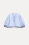 Zw collection poplin blouse with ties