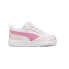 Фото #1 товара Puma Rebound V6 Lo Perforated Lace Up Toddler Girls Pink, White Sneakers Casual