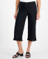 ფოტო #1 პროდუქტის Petite Fringe-Trim Capri Pants, Created for Macy's