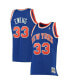 Men's Patrick Ewing Blue New York Knicks Big and Tall Hardwood Classics Jersey