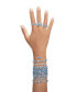 ფოტო #6 პროდუქტის Constella Silver-Tone Crystal Slider Bracelet