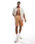 ASOS DESIGN cargo short in tobacco Коричневый, M - W34 - фото #3