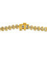 Фото #3 товара Diamond Heart Cluster Tennis Bracelet (3 ct. t.w.) in 10k Gold