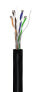 Фото #4 товара Wentronic CAT 5e outdoor network cable - U/UTP - black - 100m - 100 m - Cat5e - U/UTP (UTP)