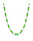 Фото #1 товара Sterling Silver Jade Linked Bars Necklace