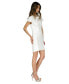 Фото #4 товара Women's Sequined Short-Sleeve Mini Dress