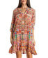 Фото #1 товара Women's Boho Short V-neck Dress