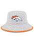 Фото #1 товара Men's Gray Denver Broncos Game Bucket Hat