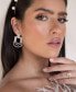 ფოტო #3 პროდუქტის True Beauty Crystal Earrings in 18K Gold Plating