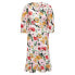 Фото #3 товара ONLY Olivia Wrap Midi 3/4 Sleeve Dress