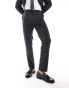 Фото #2 товара ASOS DESIGN slim suit trousers in charcoal