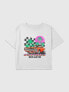 Kids Daytona Beach Graphic Boxy Crop Tee