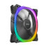 Фото #2 товара LOT DE 3 VENTILATEURS BOITIER ANTEC Fusion RGB - 12cm NOIR