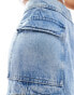 Фото #5 товара Mango denim skort in light blue