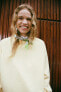 Фото #8 товара Шейный платок с принтом ZARA