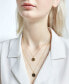 ფოტო #9 პროდუქტის Initial Medallion Pendant Necklace in 14k Gold-Plated Sterling Silver, 18"