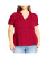 ფოტო #1 პროდუქტის Plus Size Laila Top