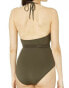 Фото #2 товара Vince Camuto Women's 236279 V-Neck Wrap Tie One-Piece Swimsuit Size 10