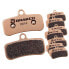 Фото #1 товара BRAKCO TRP Quadiem & Shimano XTR/XT/Deore/ZEE/Saint Sintered Disc Brake Pads 25 Pairs