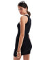 Фото #3 товара Mango mini jersey dress in black