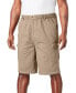 Фото #1 товара Big & Tall by KingSize Renegade 9" Full Elastic Waist Cargo Shorts