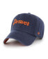 ფოტო #2 პროდუქტის Men's '47 Navy Denver Broncos Crosstown Clean Up Adjustable Hat