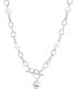 ფოტო #2 პროდუქტის EFFY® Freshwater Potato Pearl (9mm) Open Link 21-1/2" Toggle Necklace in Sterling Silver