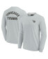 Фото #1 товара Men's and Women's Gray Tennessee Titans Super Soft Long Sleeve T-shirt