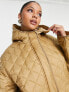 Фото #5 товара ASOS DESIGN Tall longline quilted coat in camel