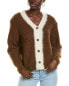 Фото #1 товара To My Lovers Cardigan Women's Brown S/M