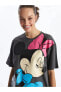 Фото #1 товара XSIDE Bisiklet Yaka Minnie Mouse Baskılı Kısa Kollu Kadın Tişört