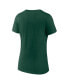 ფოტო #4 პროდუქტის Women's Green Colorado State Rams Basic Arch V-Neck T-shirt