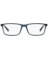 ფოტო #3 პროდუქტის Armani Exchange AX3027 Men's Rectangle Eyeglasses