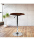 Фото #2 товара 23.5'' Round Adjustable Height Wood Table (Adjustable Range 26.25'' - 35.5'')