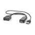 Фото #5 товара Разъем и переходник Nedis CCGP34300BK02 - DisplayPort - HDMI + USB - Женский - Мужской - Прямой - Прямой